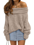LILLUSORY Off The Shoulder Sweater Oversized Fall Going Out Tops