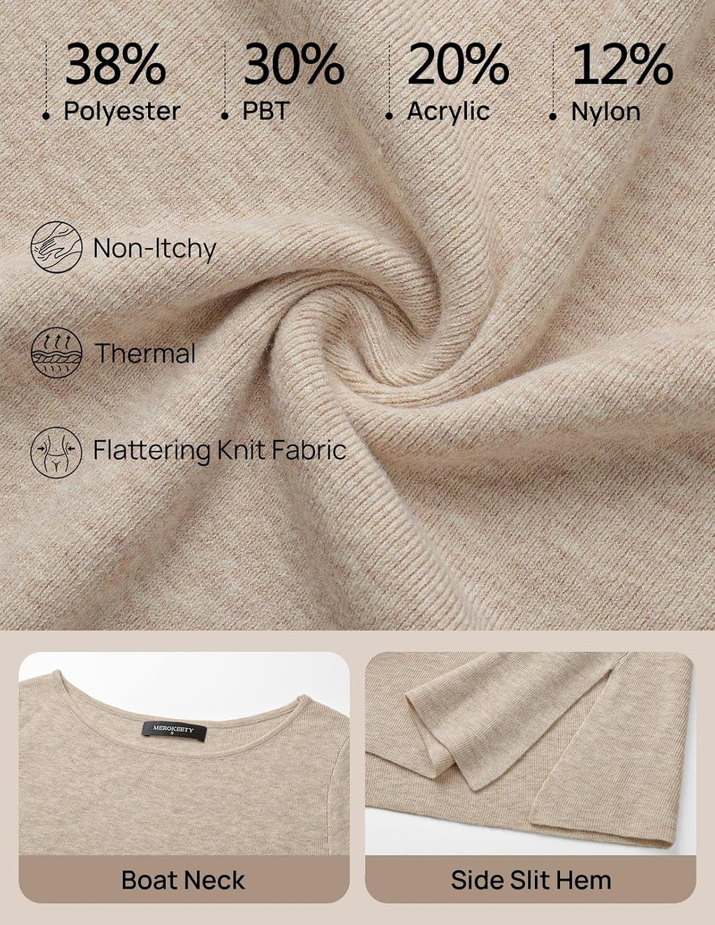 MEROKEETY Womens Fall Sweaters Trendy 2026 Tie Front Cinched Waist Tops