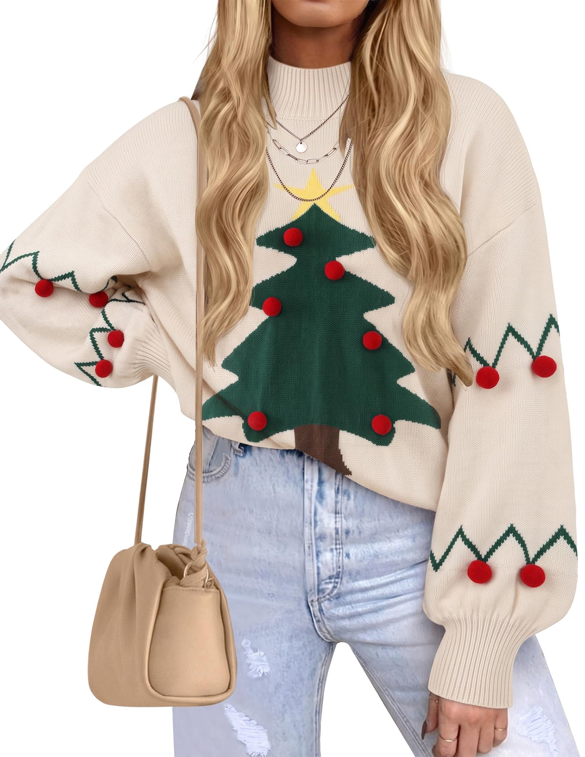 ZESICA Women's Turtleneck Oversized Sweaters 2026 Fall Outfits
